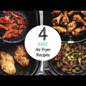 4 EASY Air Fryer Recipes for beginners!