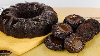 Easy Chocolate Bundt Cake Recipe | Soft and Moist! | Not too sweet | Zesserts # 7