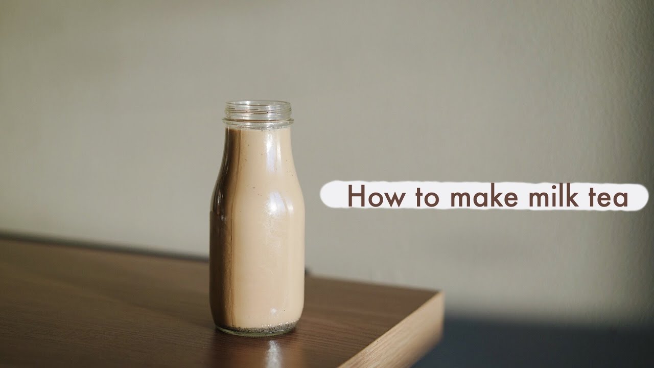 How to make Milk Tea at Home Table and Flavor