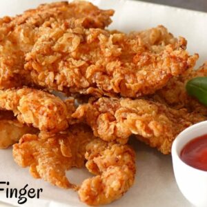 Best Crispy Chicken Fingers/Tenders/Strips/ fillets Recipe for Kids Tiffin Box | KFC chicken fry