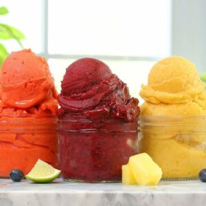 5 EASY Fruit Sorbets | Dairy Free Summer Desserts!