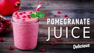 How to Make Pomegranate Juice 🍸❤️ (EASY METHOD)