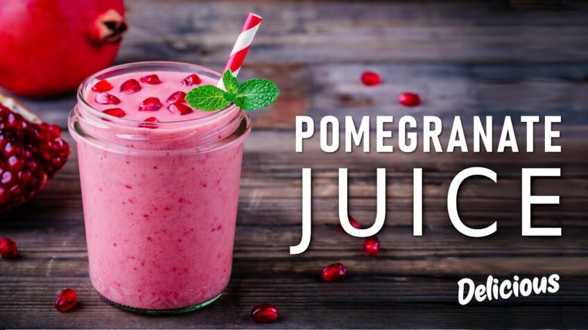 How to Make Pomegranate Juice 🍸❤️ (EASY METHOD)