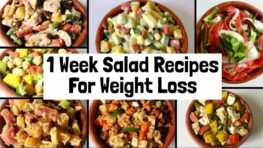 7 Healthy & Easy Salad Recipes For Weight Loss | 1 week Veg Lunch & Dinner Ideas to Lose Weight