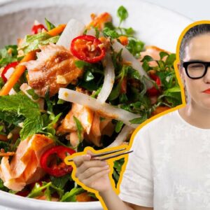 The salmon salad recipe that will have you craving more salad! | Vietnamese Salmon Salad