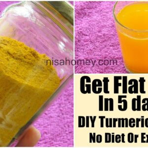 Turmeric Tea DIY Mix For Weight Loss-Get Flat Belly In 5 Days Without Diet/Exercise-Belly Fat Burner