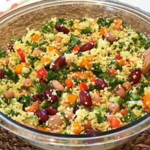 Couscous Salad Recipe (High Protein & Healthy)