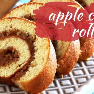 Delicious APPLE CAKE ROLL – So easy to roll! 👍