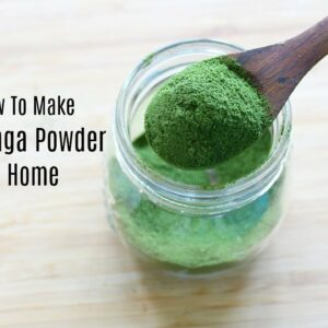 Moringa Powder – How To Make Moringa Powder At Home – Drumstick Leaves Powder – Skinny Recipes