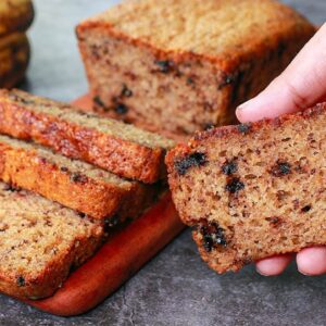 Whole Wheat Banana Cake | Eggless & Without Oven | Yummy