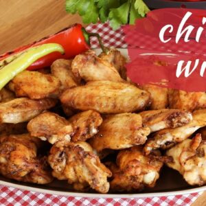 Easy Oven Grilled CHICKEN WINGS