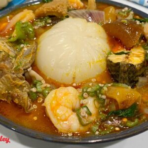 How To Make Slimy Okra/Okro Soup Every Time. Restaurant Style Tilapia Okra Soup With Soft FuFu