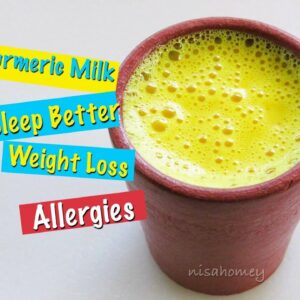 How To Make Turmeric Milk – Golden Milk Recipe – Haldi Doodh For Quick Weight Loss & To Sleep Better
