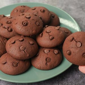 Easy Double Chocolate Chip Cookies Recipe at Home | Yummy