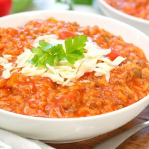 Easy Stuffed Pepper Soup | Delicious Fall Comfort Food