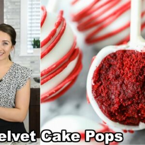 Red Velvet Cake Pops (Easy Recipe)