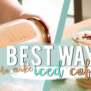 The EASIEST Iced Coffee Recipe Ever! | Best Way to Make Iced Coffee at Home 👌🏻😉