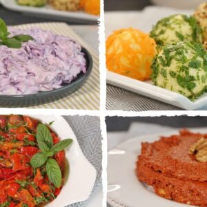 5 Delicious Turkish Meze Recipes ⚡ Easy & Quick Turkish Appetizers