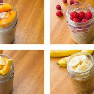 Overnight Oats Recipes 4 Ways ! Healthy Overnight Oats