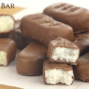 Homemade Bounty Bar Recipe for Kids by Tiffin Box | How to make coconut Chocolate Bar