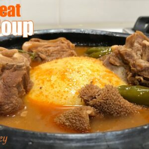 Goat Meat Light Soup | Aponkye Nkrakra | Goat Meat Pepper Soup Easy But Tasty | Ghanaian light Soup