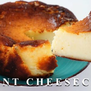Basque Burnt Cheesecake Easy Recipe