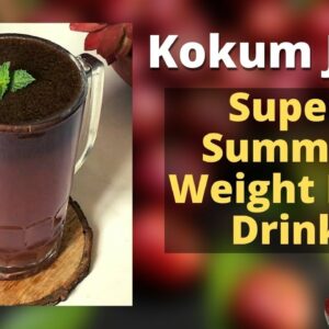 Kokum Juice Recipe | How to Make Healthy Kokum Sherbat | Garcinia Indica Juice For Weight Loss