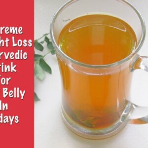 Fat Cutter Drink For Extreme Weight Loss – Get Flat Belly In 5 Days With Turmeric & Curry Leaves Tea
