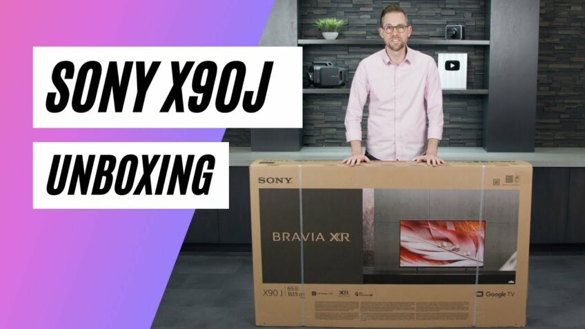 Unboxing The New Sony X90J Series – XR65X90J