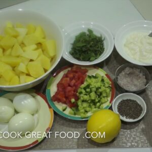 Potato & Egg Mayo Salad Recipe – Best Potato Salad – Easy Potato Salad – Egg Potato Salad