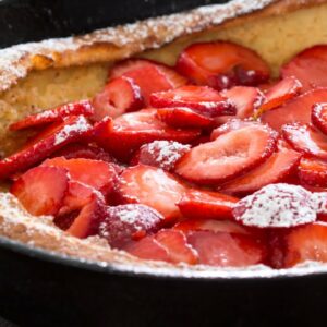 Strawberry Dutch Baby Pancake Recipe