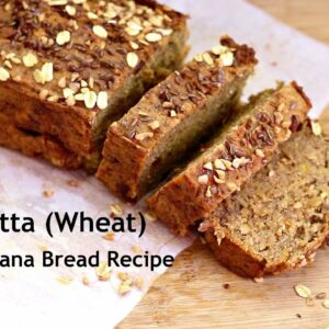 Banana Bread Recipe – How To Make Eggless Banana Bread – Vegan Banana Bread Recipe | Skinny Recipes