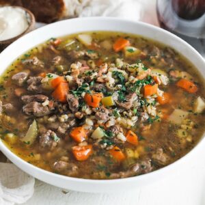 Traditional Beef and Barley Soup Recipe