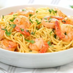Shrimp Scampi Pasta | 15 Minute Dinner Recipe | Quick + Easy + Delicious