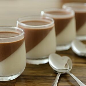 Chocolate & Vanilla Panna Cotta Recipe