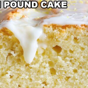 The Best LEMON POUND CAKE – Super Moist