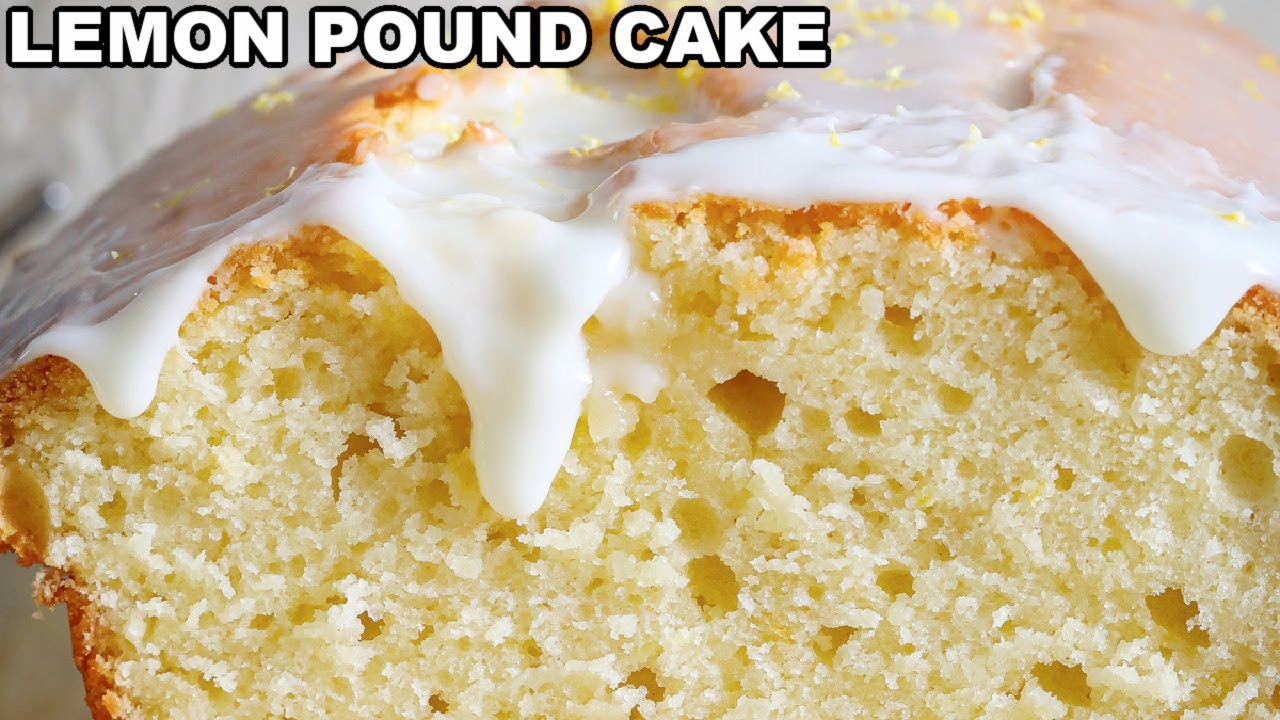 The Best LEMON POUND CAKE Super Moist Table And Flavor