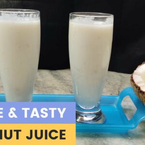 Coconut Summer Juice Recipe | How to make Coconut Juice at home | Summer Drink Recipes