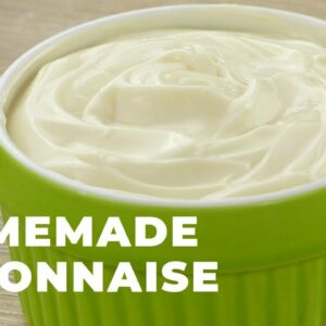 Easy Homemade Mayonnaise Recipe by Kids Tiffin Box | How to make Garlic Mayonnaise/Mayo | মেয়োনিজ