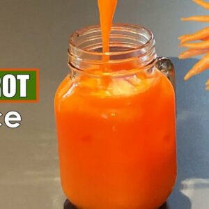 Carrot Juice Recipe Without a Juicer