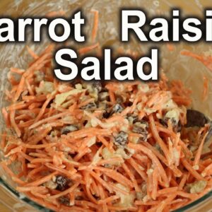 Carrot Raisin Pineapple Salad Recipe With Greek Yogurt | Rockin Robin Cooks