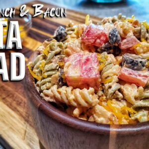 Cajun Ranch and Bacon Pasta Salad | Pasta Salad Recipe