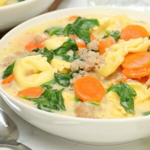 Creamy Tortellini Soup | Quick + Easy Family Dinner Recipe