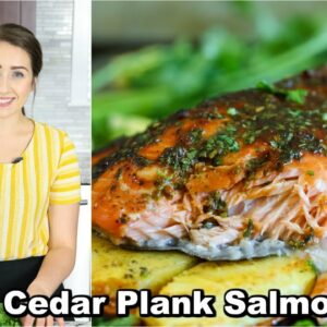 Cedar Plank Salmon with Honey Soy Glaze