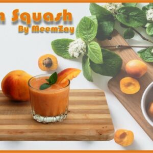 Peach Juice Recipe | Summer Peach sparkler recipe| Meem Zay