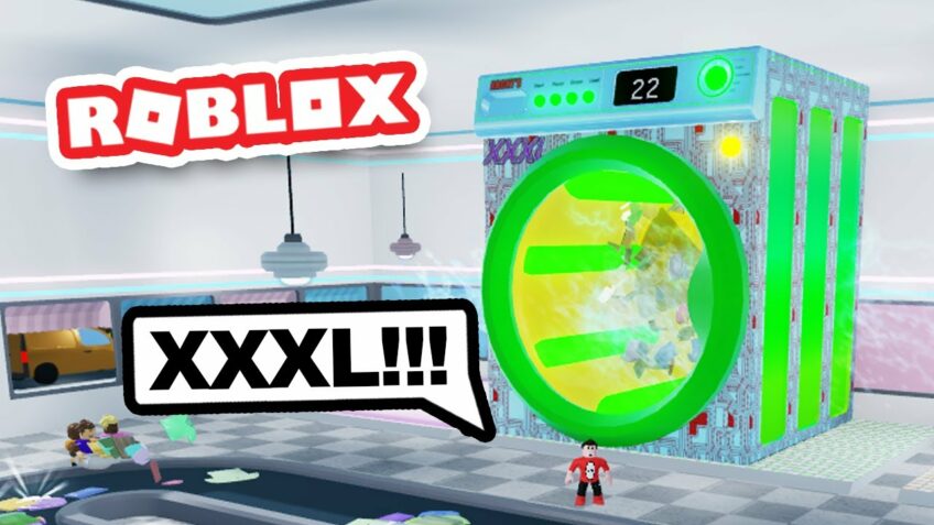 Buying the XXXL WASHING MACHINE in Roblox Laundry Simulator