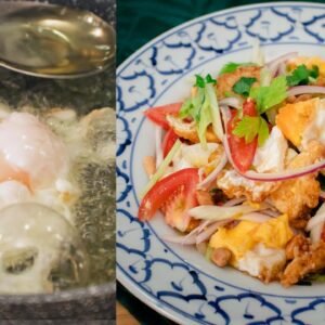 Deep Fried Egg Salad Recipe (Yum Kai Dao) ยำไข่ดาว – Hot Thai Kitchen