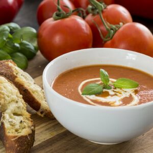 Roasted Tomato and Red Pepper Soup Recipe