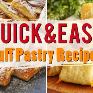 5 Delicious Puff Pastry Recipes | Quick and Easy Last Minute Appetizers ⚡