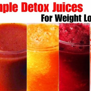 5 Detox Juice Recipe | How to make Detox juice for Weight Loss | Fat Cutter, Flat Belly juices